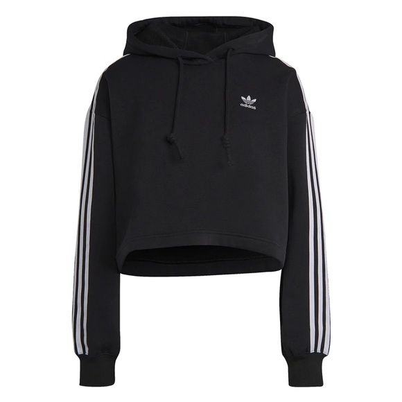 Adidas Cropped Boxy Fit Sweatshirt - Picture 1 of 3